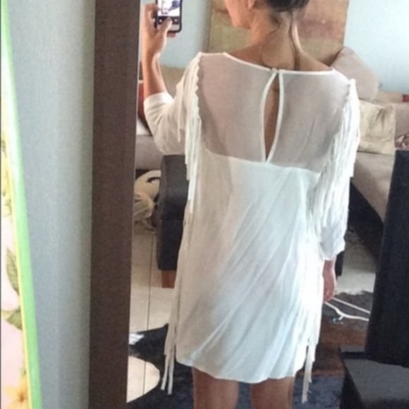 Jen's Pirate Booty Banshee Mini Dress WHITE - Picture 10 of 10